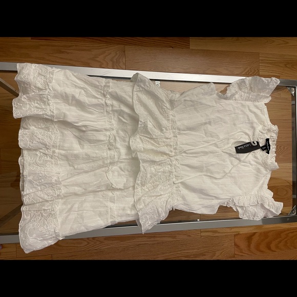 New white ruffle dress - Picture 1 of 2